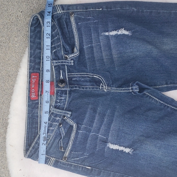 Red Rivet women's denim jeans, size 5 - Picture 5 of 12